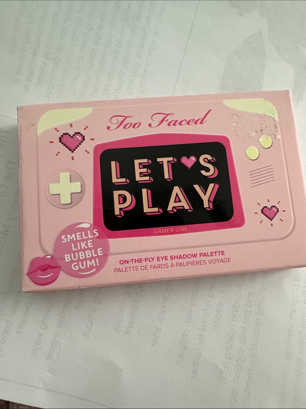 Too Faced Let's Play Gamer Girl Eyeshadow Palette - Light Pink